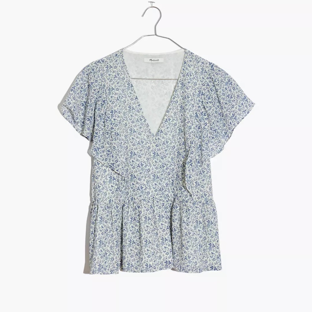 Madewell Floral Blouse NWT